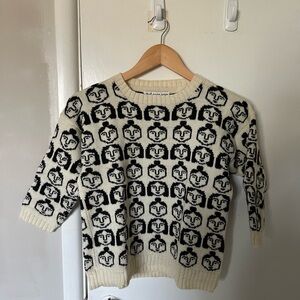 Adorable patterned knit sweater